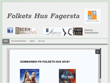 Tablet Screenshot of fagerstafolketshus.se